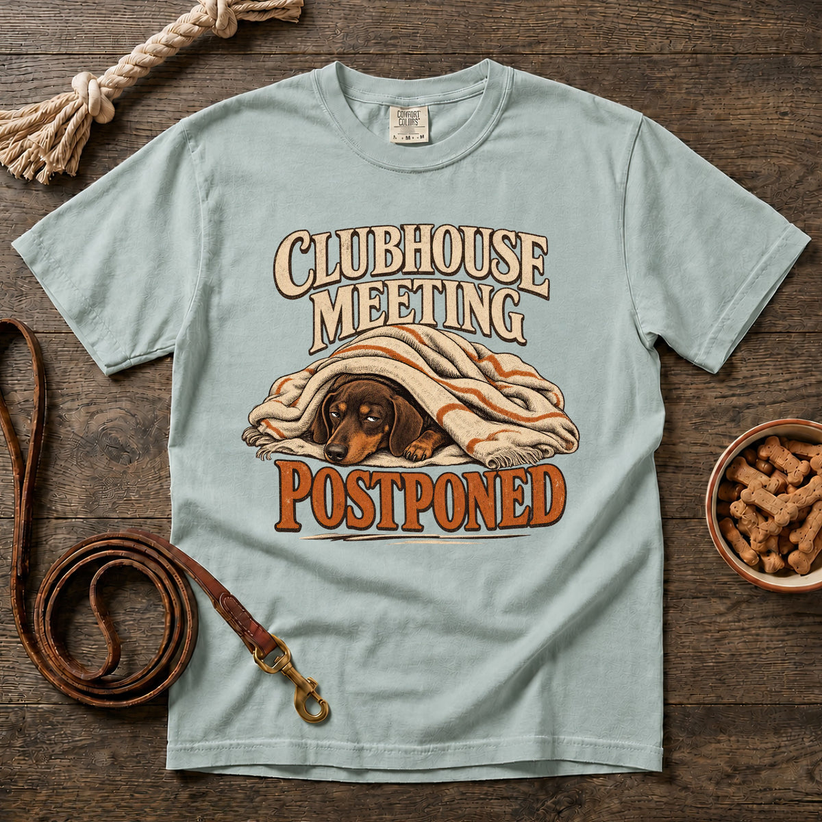 Clubhouse Meeting Postponed T-Shirt