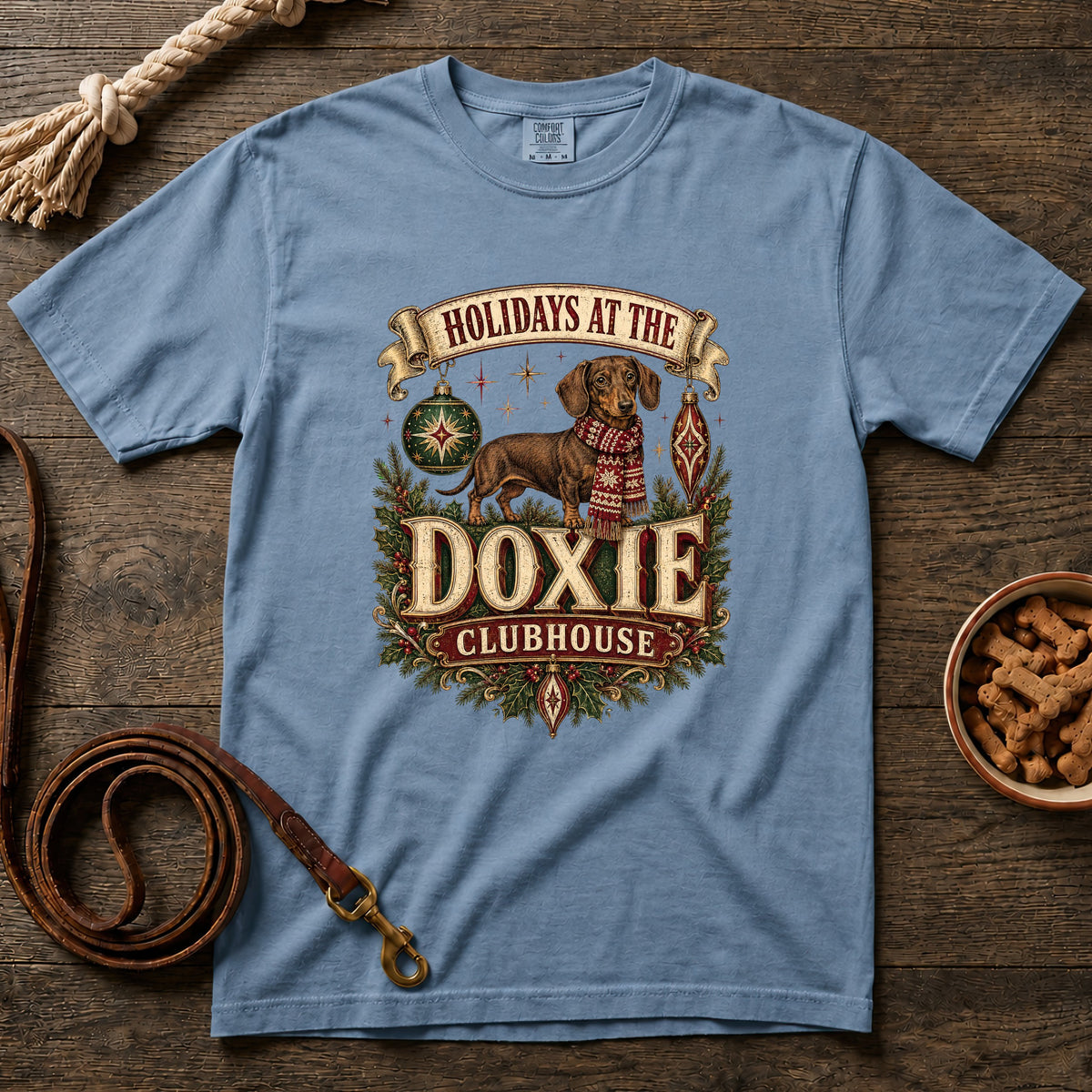 Holidays at the Doxie Clubhouse T-Shirt