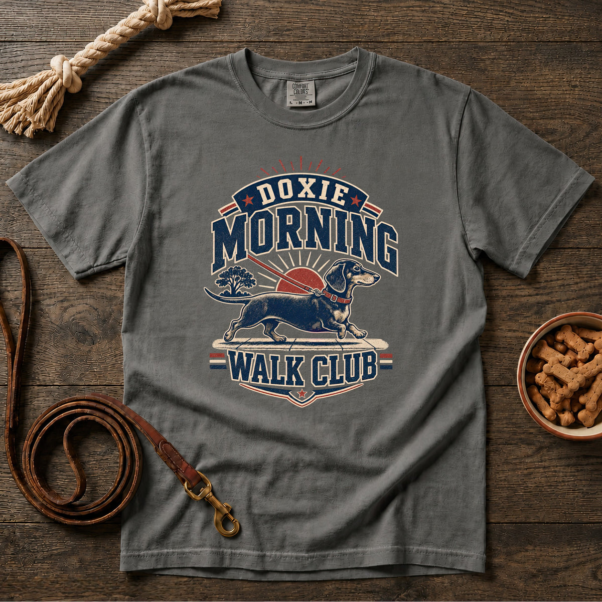 Doxie Morning Walk Club T-Shirt