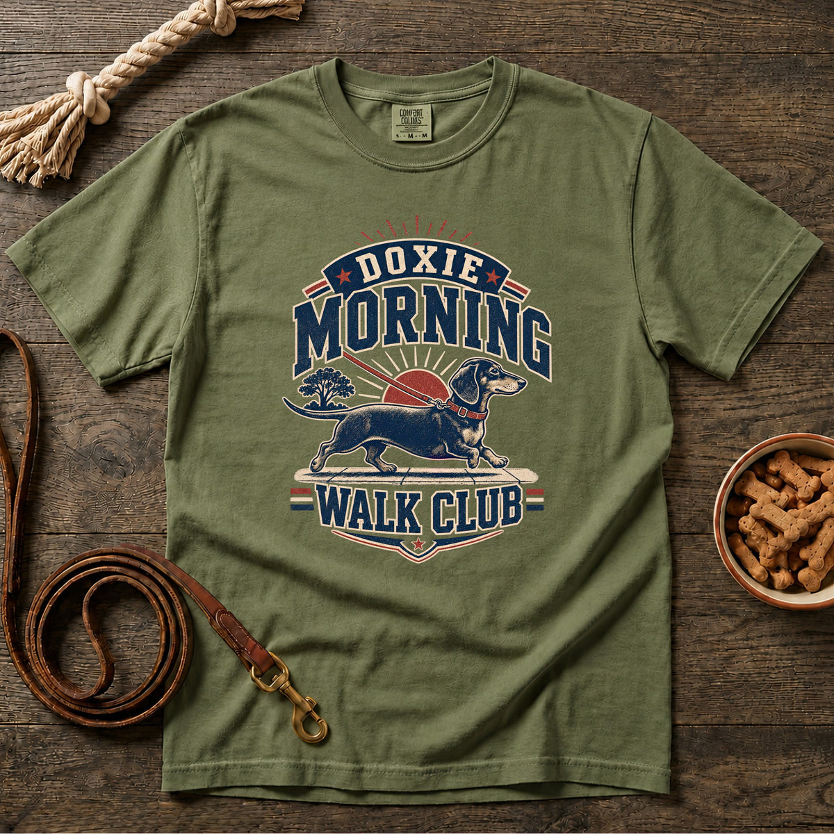 Doxie Morning Walk Club T-Shirt