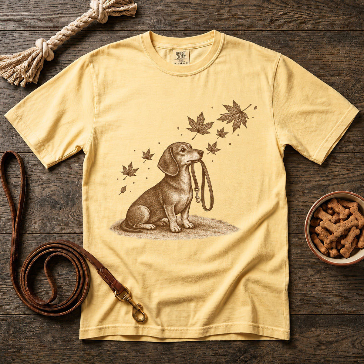 Autumn Walk Dachshund T-Shirt