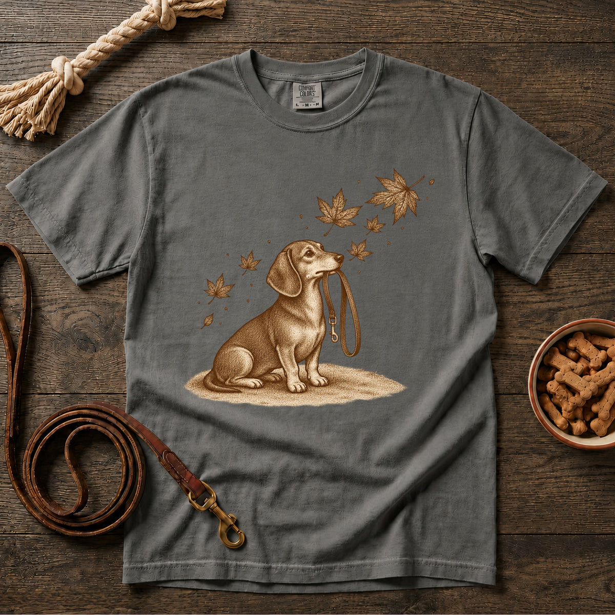Autumn Walk Dachshund T-Shirt