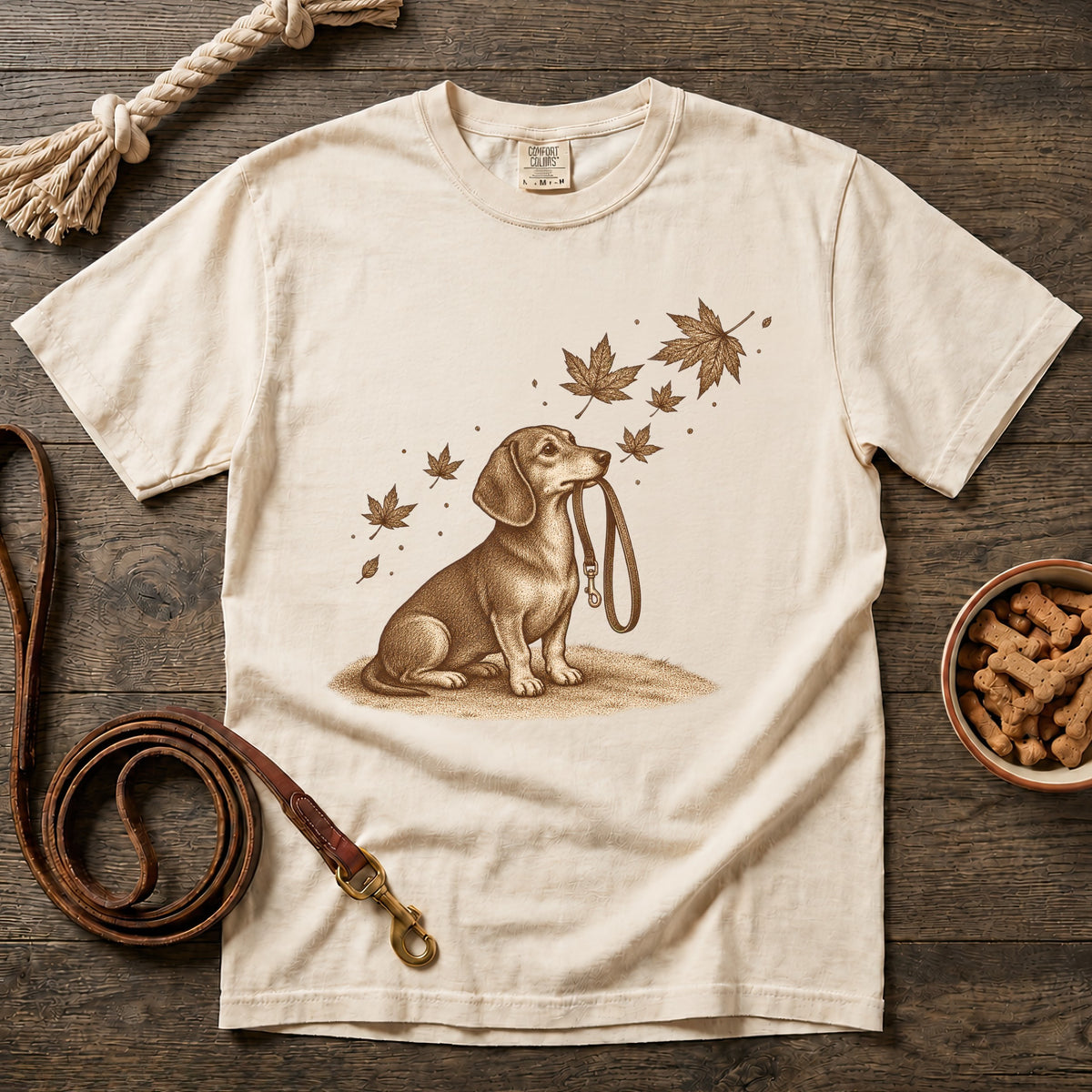 Autumn Walk Dachshund T-Shirt