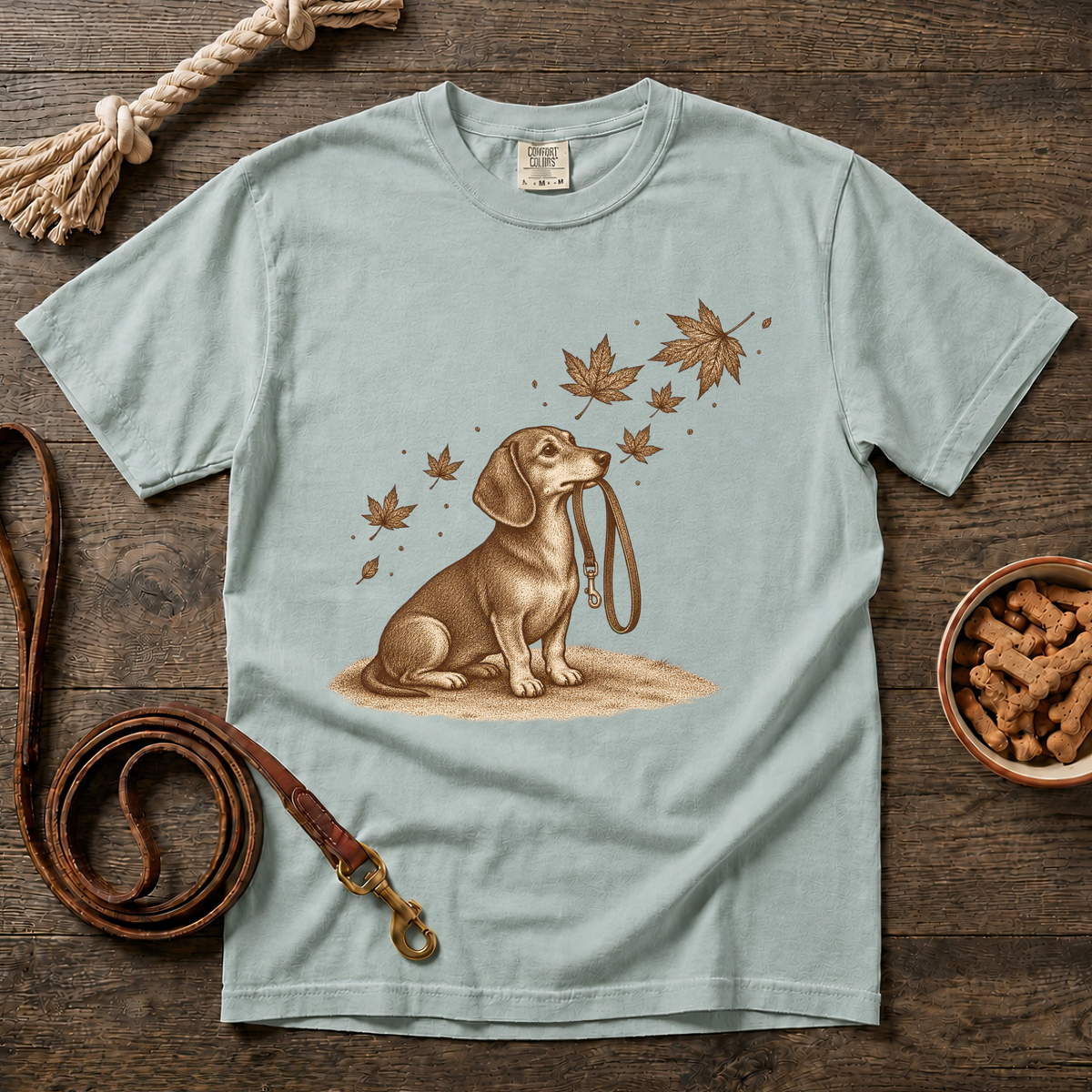 Autumn Walk Dachshund T-Shirt