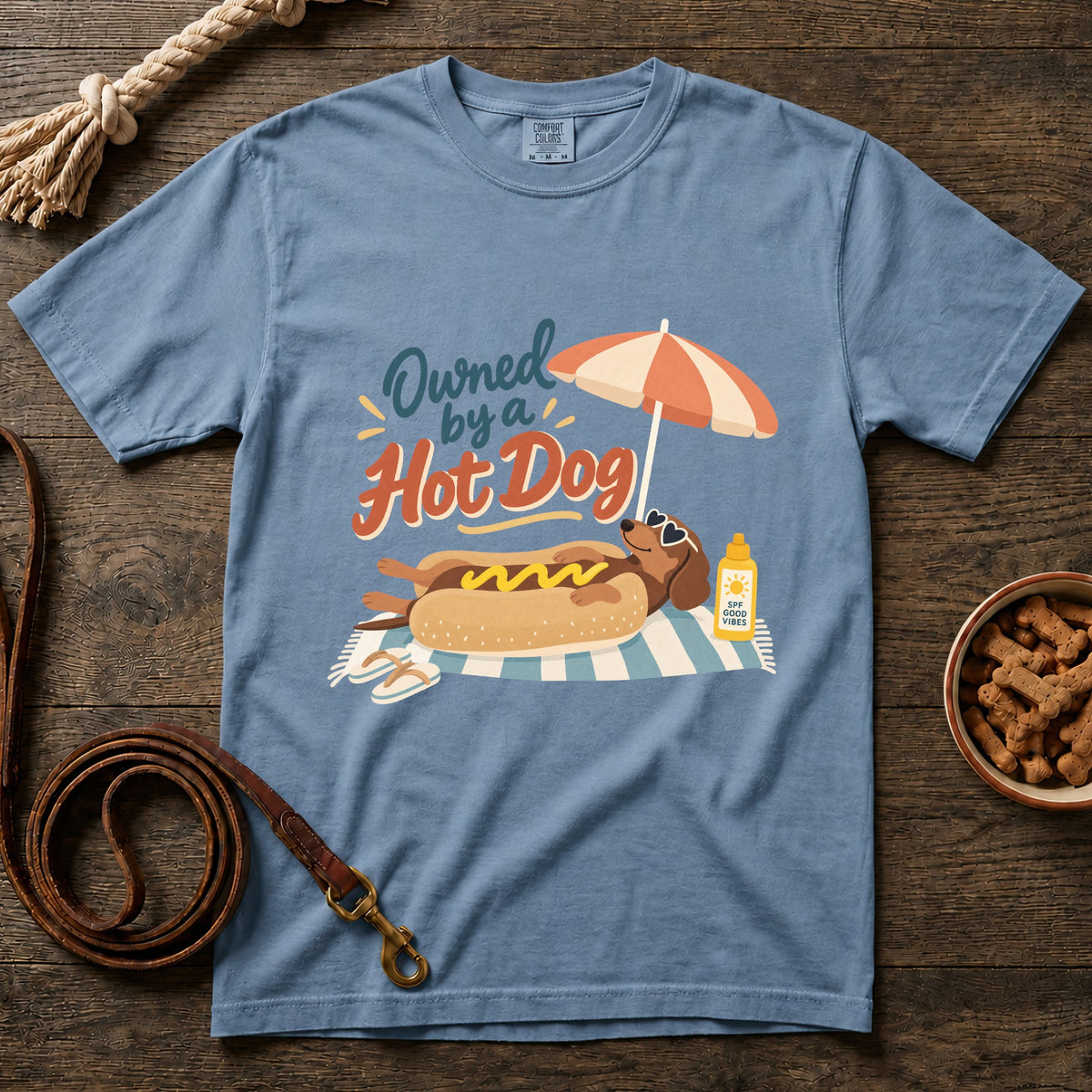 Owned by a Hot Dog T-Shirt