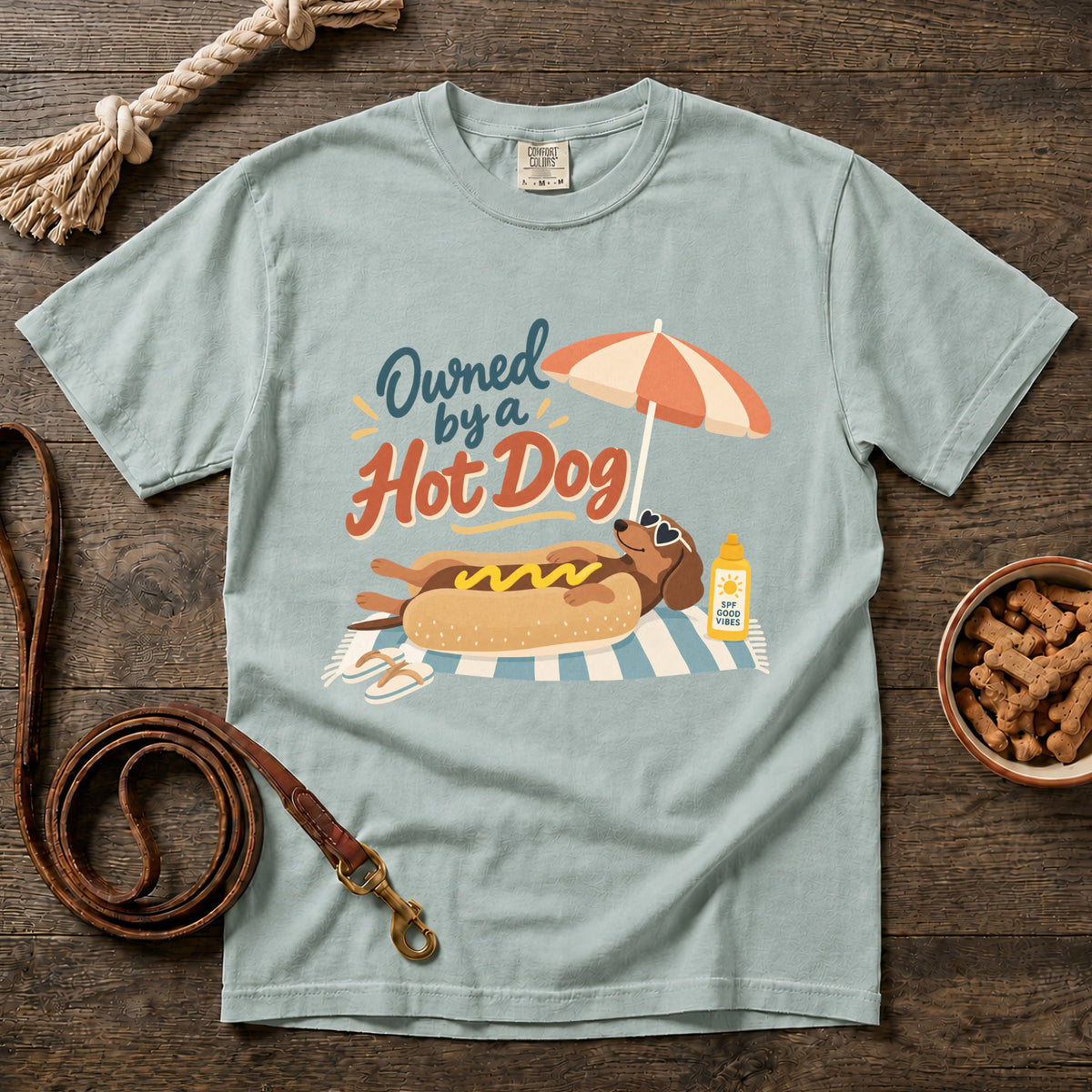 Owned by a Hot Dog T-Shirt