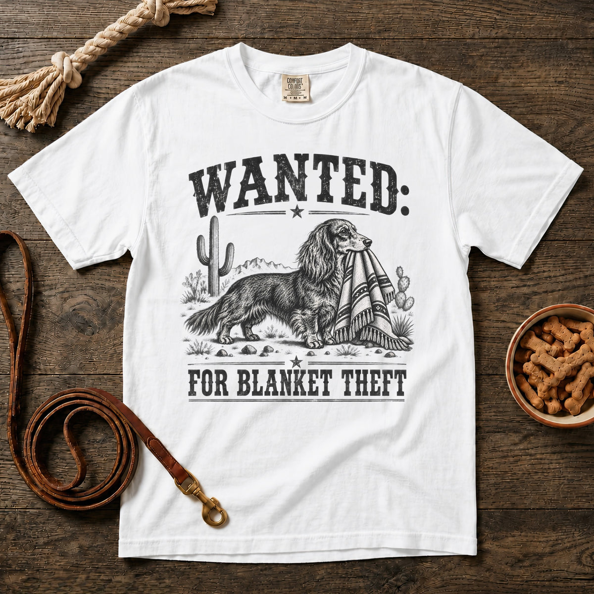 Wanted for Blanket Theft T-Shirt