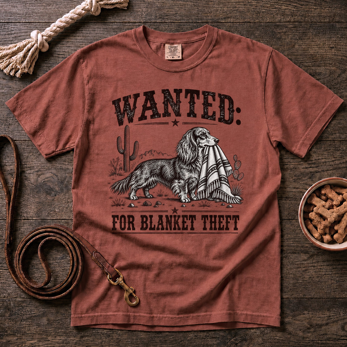 Wanted for Blanket Theft T-Shirt