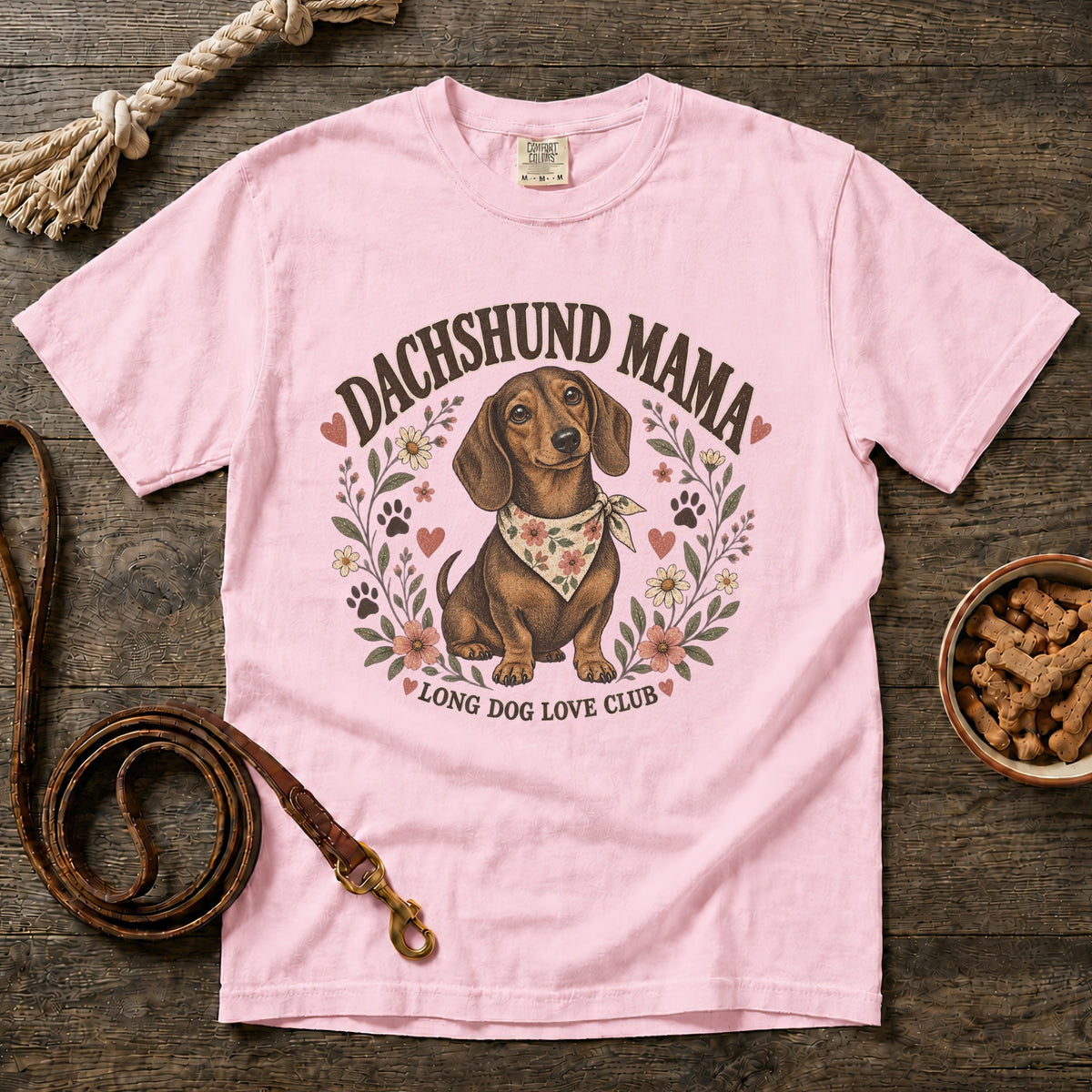 Dachshund Mama Long Dog Love Club T-Shirt