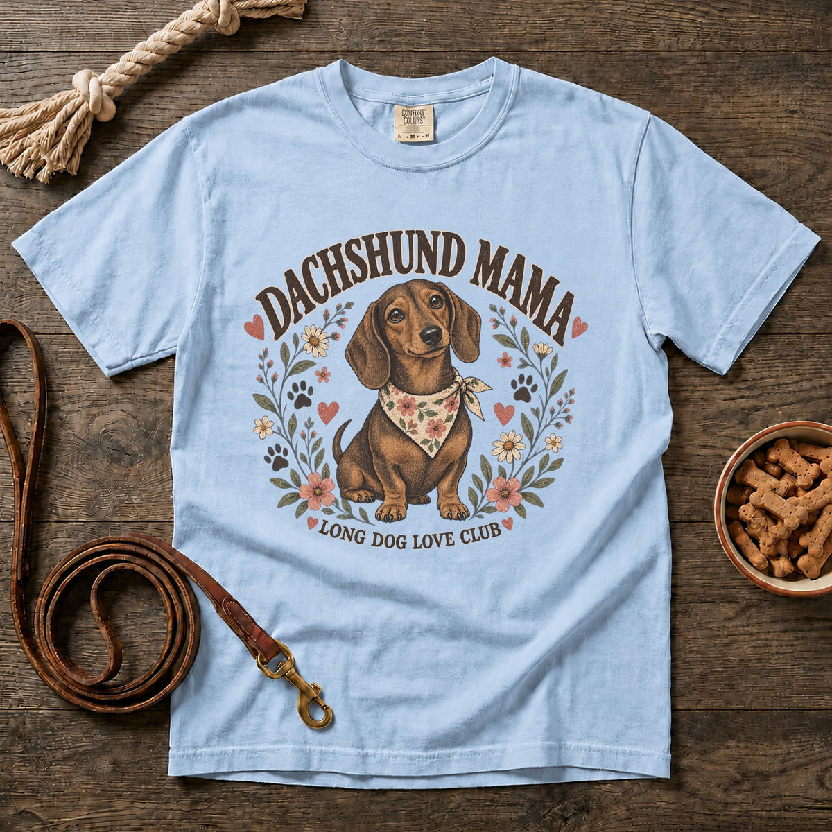 Dachshund Mama Long Dog Love Club T-Shirt