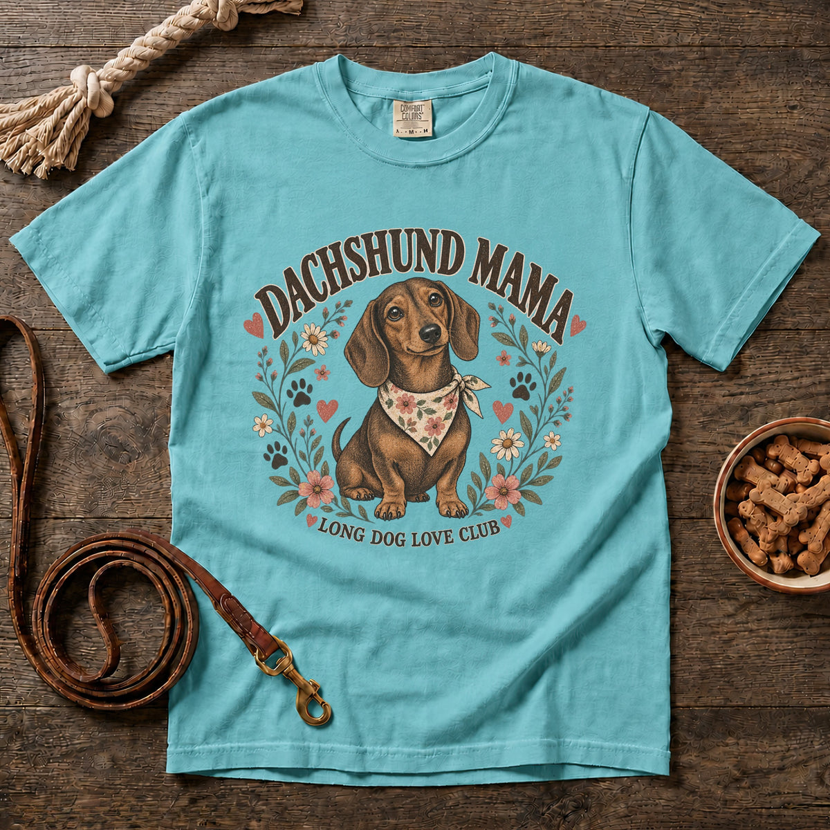 Dachshund Mama Long Dog Love Club T-Shirt
