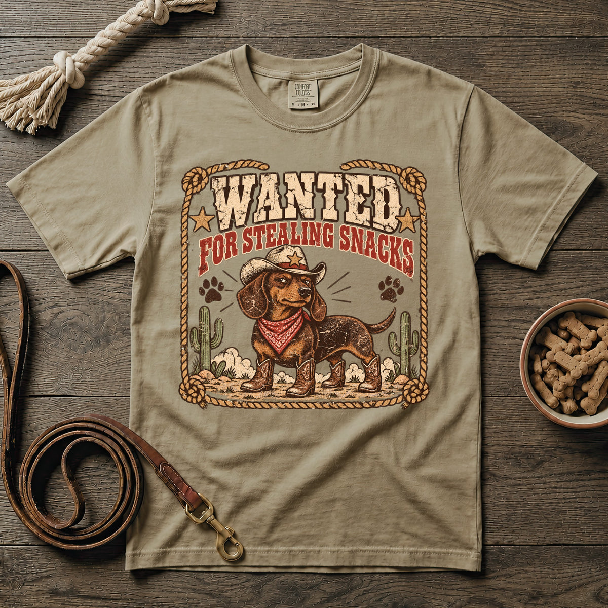 Wanted for Stealing Snacks T-Shirt