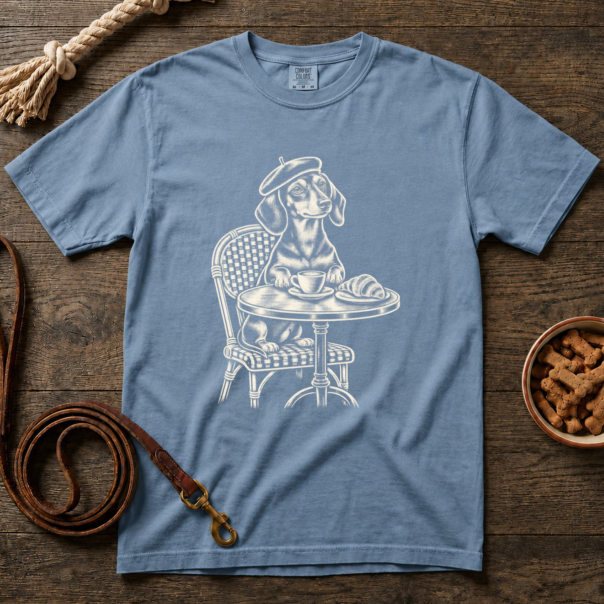 French Morning Shorthaired Dachshund T-Shirt