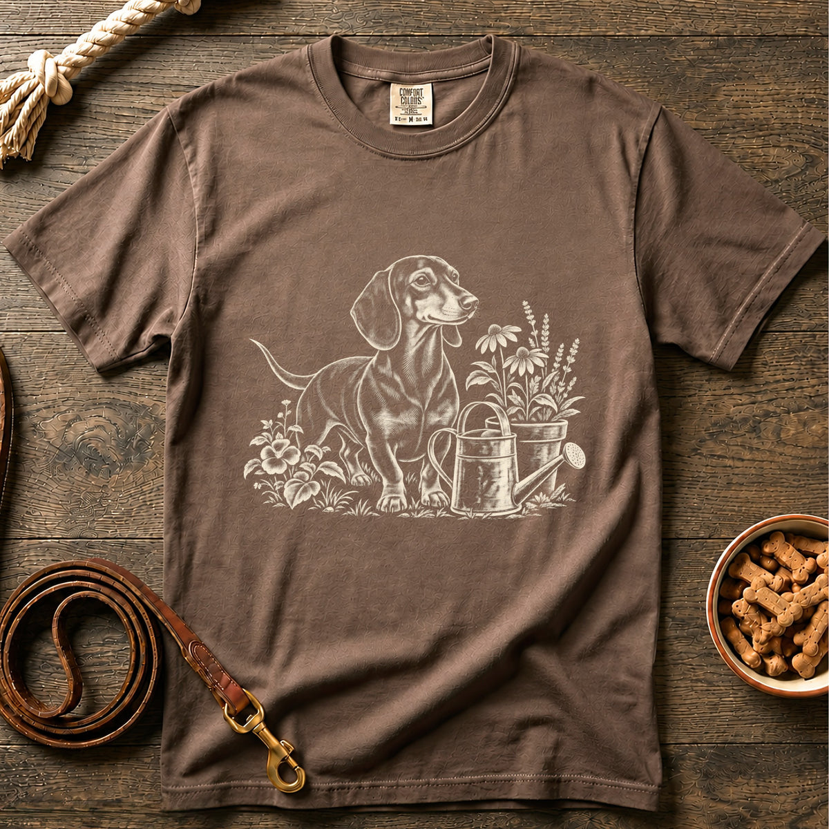 Garden Days Shorthaired Dachshund T-Shirt