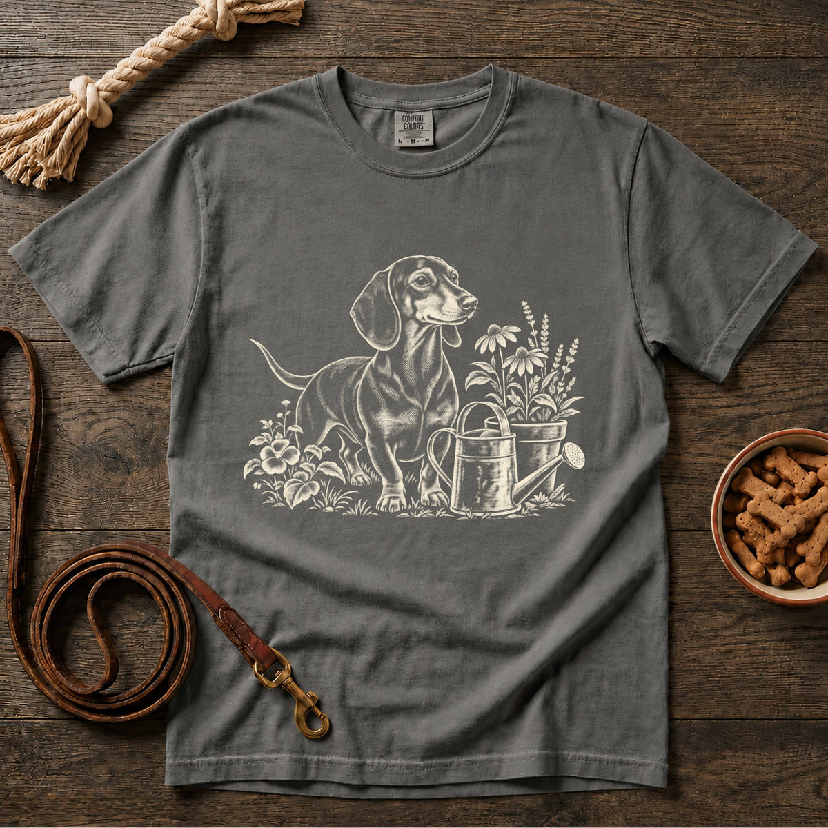 Garden Days Shorthaired Dachshund T-Shirt