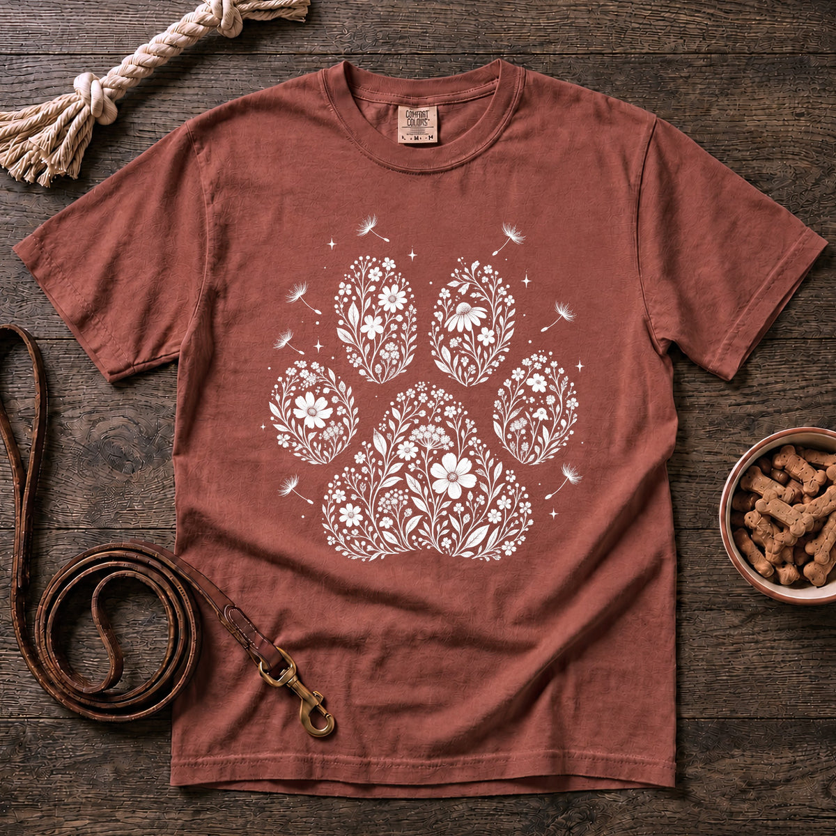 Paws in Full Bloom T-Shirt