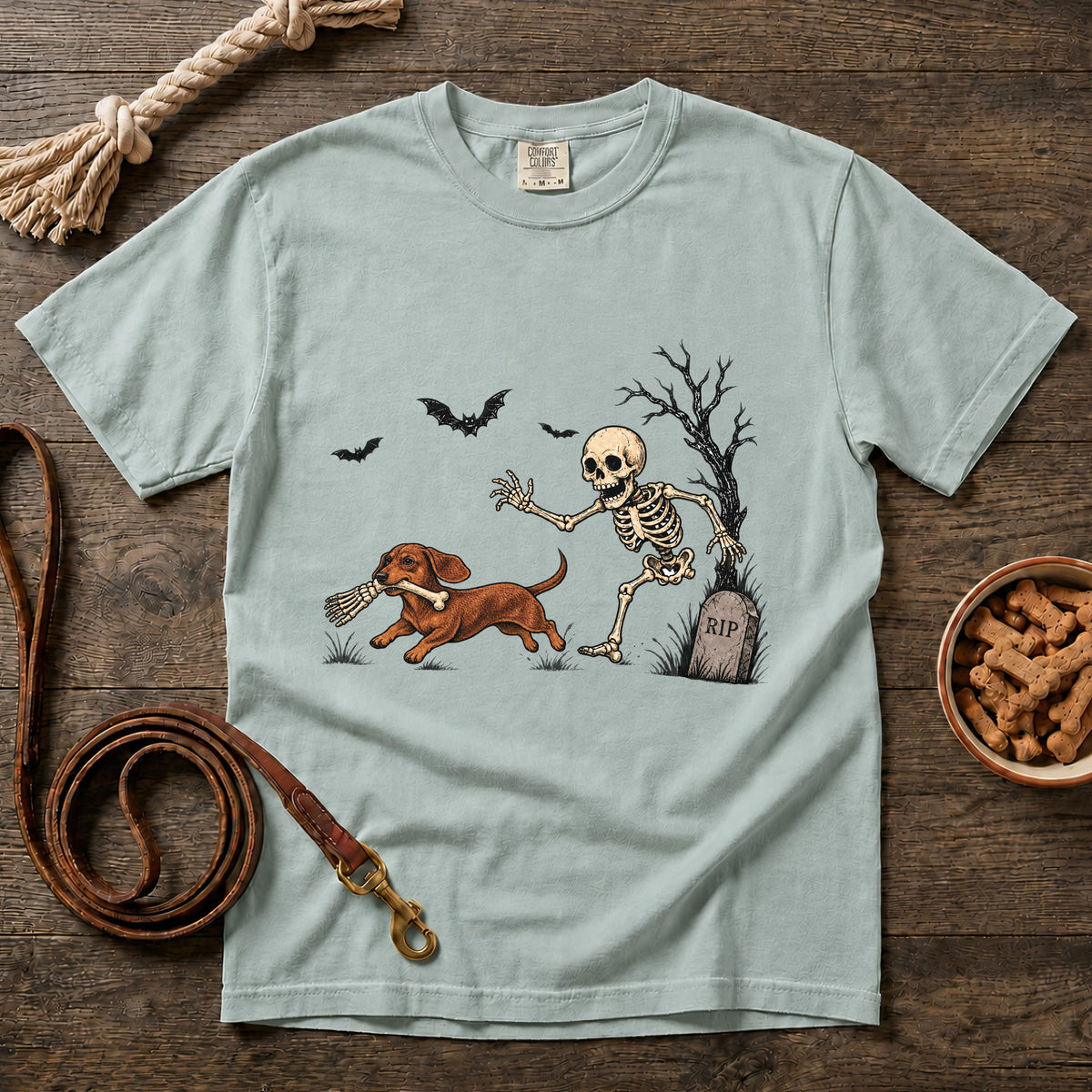 Doxie on a Bone Run T-Shirt