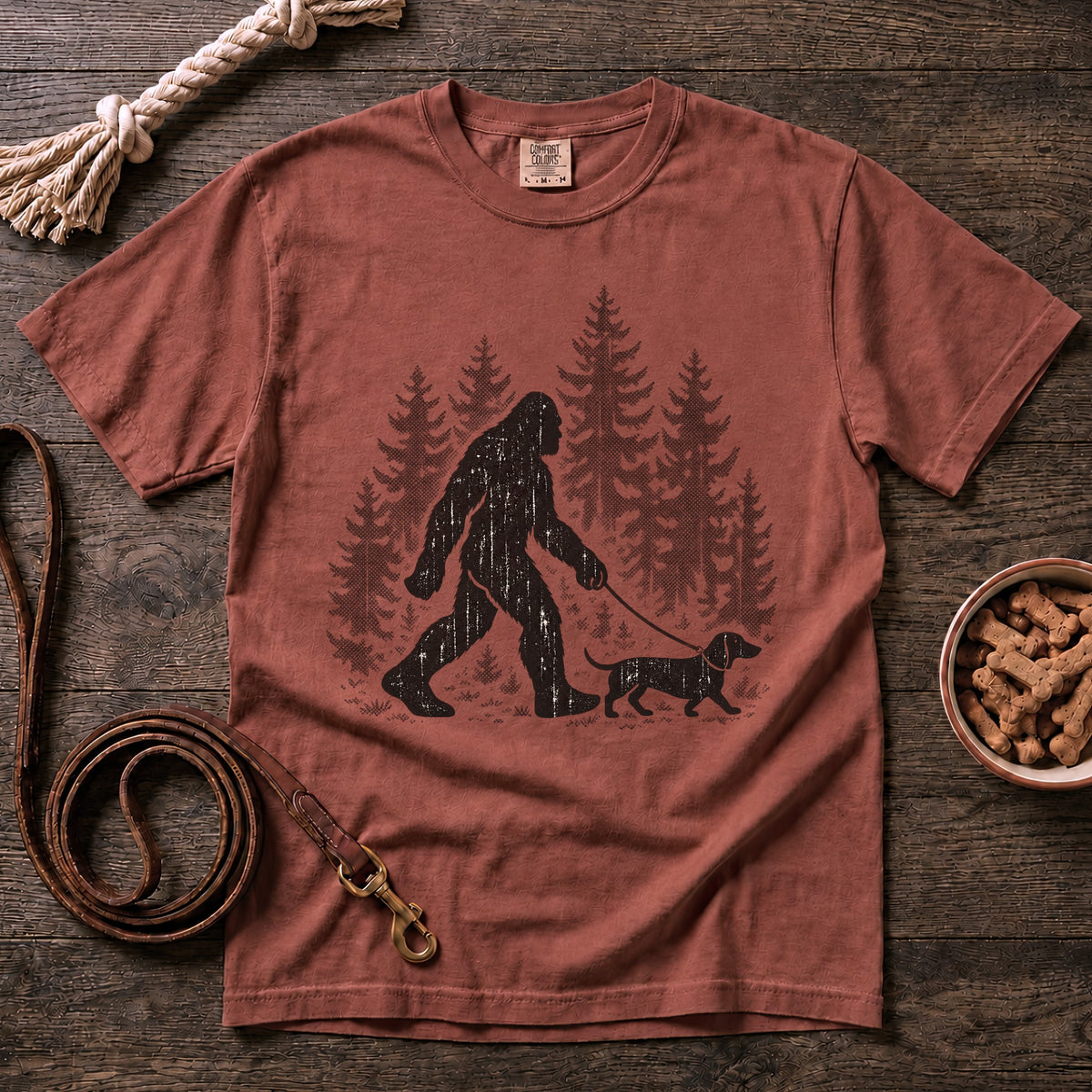 Big Feet, Little Paws T-Shirt