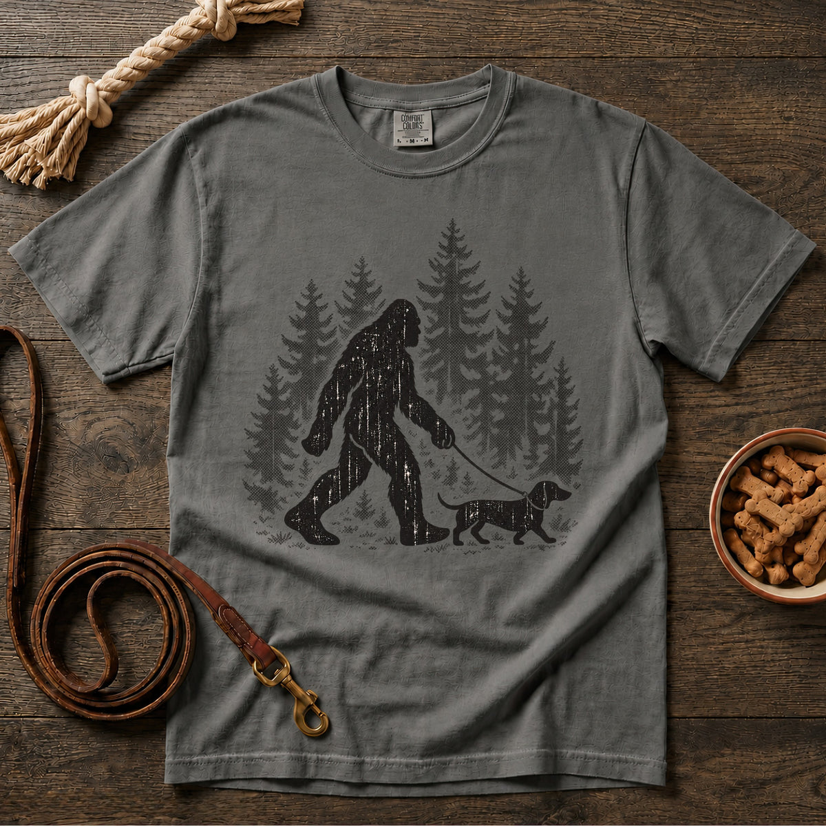 Big Feet, Little Paws T-Shirt