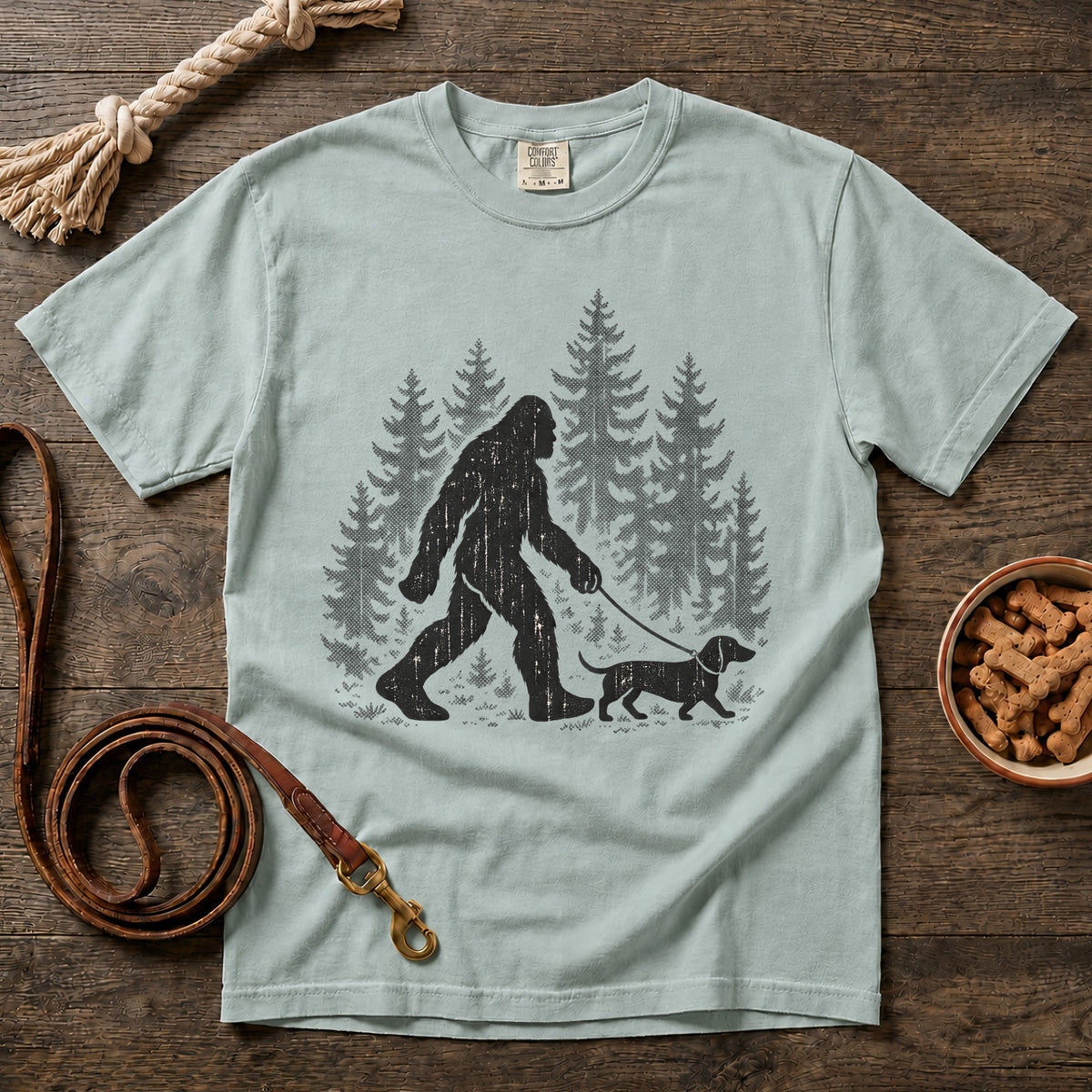 Big Feet, Little Paws T-Shirt