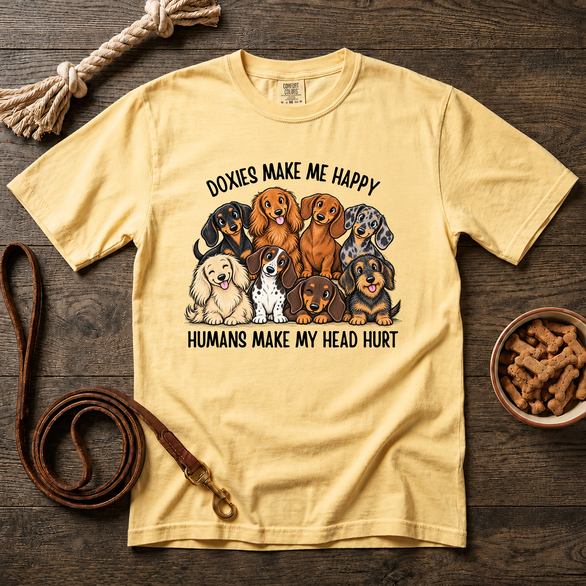 Doxies Make Me Happy T-Shirt