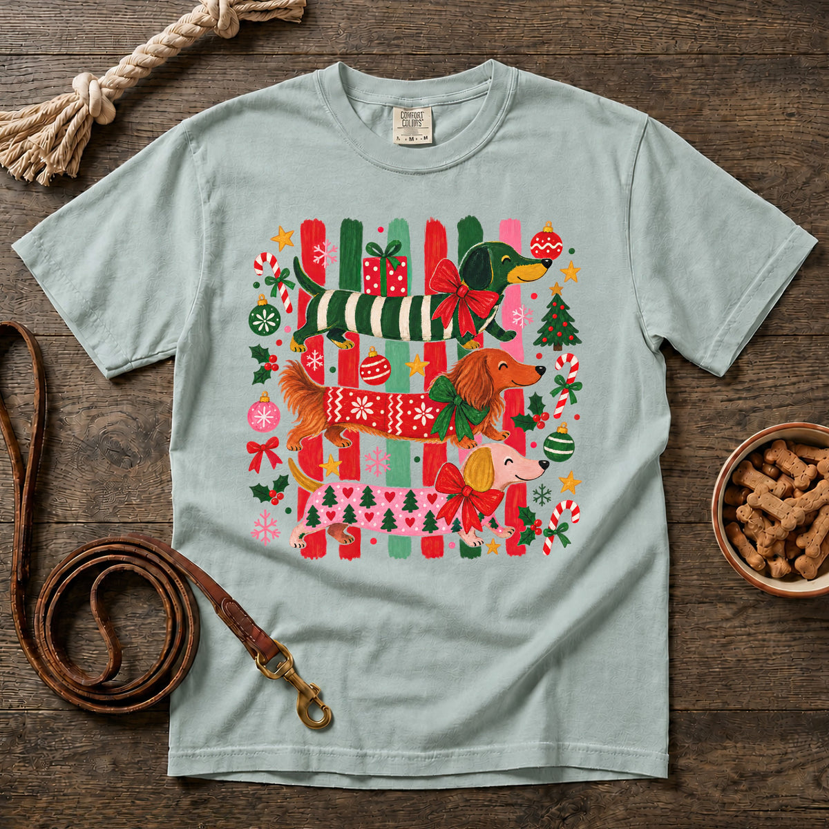 Little Doxies, All Wrapped in Cheer T-Shirt