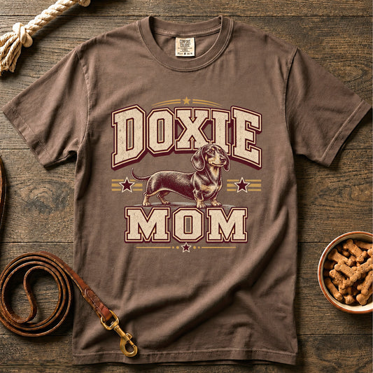 Collegiate Doxie Mom T-Shirt