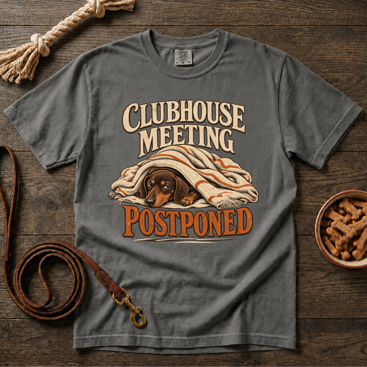 Clubhouse Meeting Postponed T-Shirt