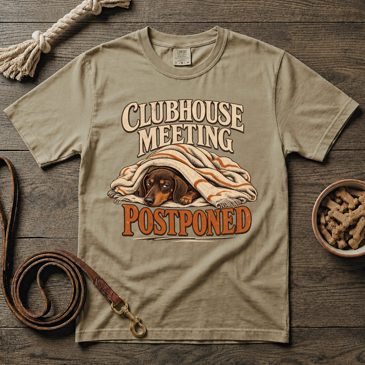 Clubhouse Meeting Postponed T-Shirt