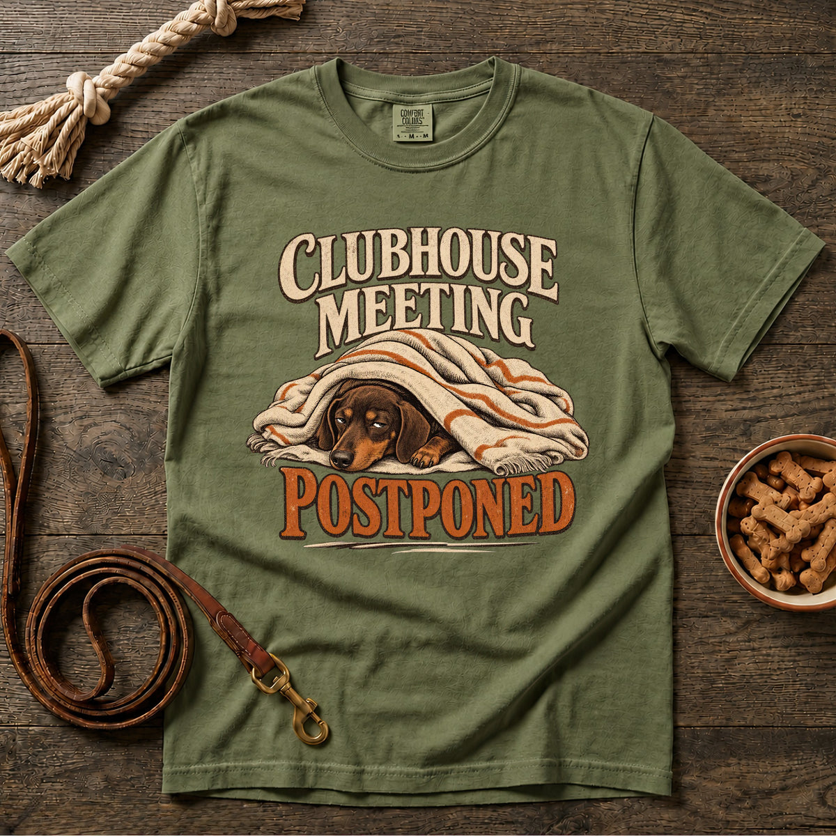 Clubhouse Meeting Postponed T-Shirt
