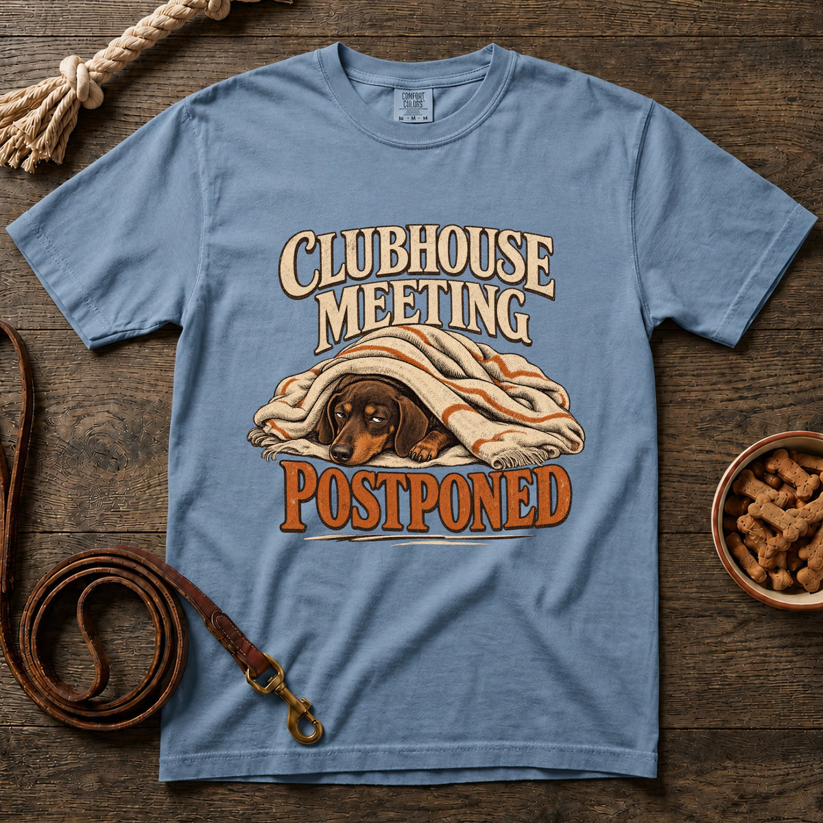 Clubhouse Meeting Postponed T-Shirt