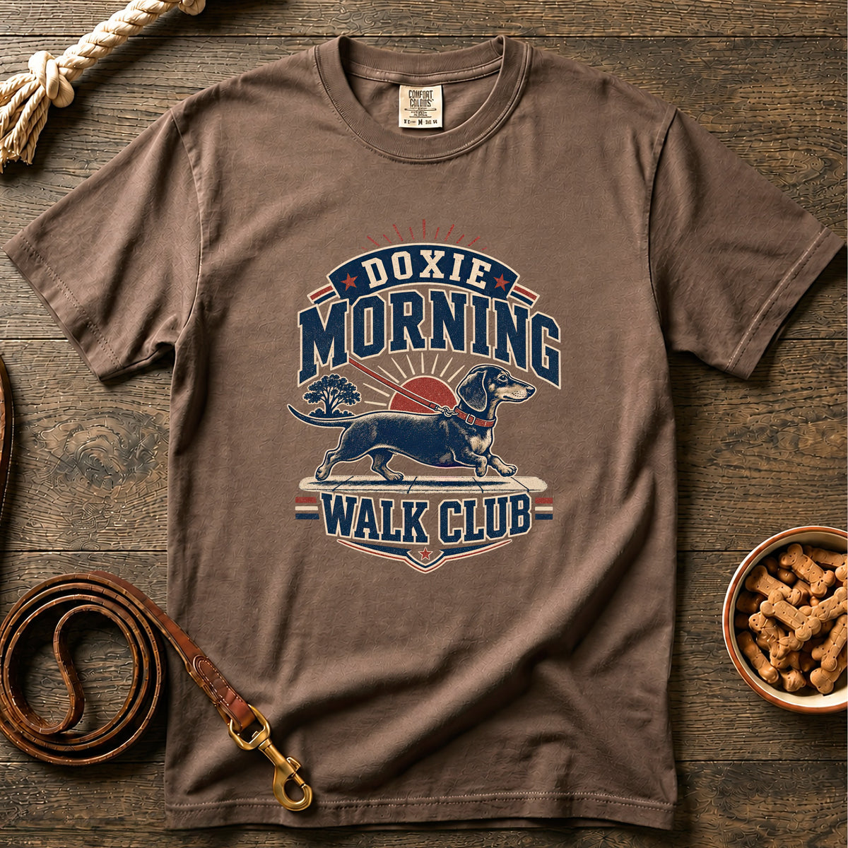 Doxie Morning Walk Club T-Shirt