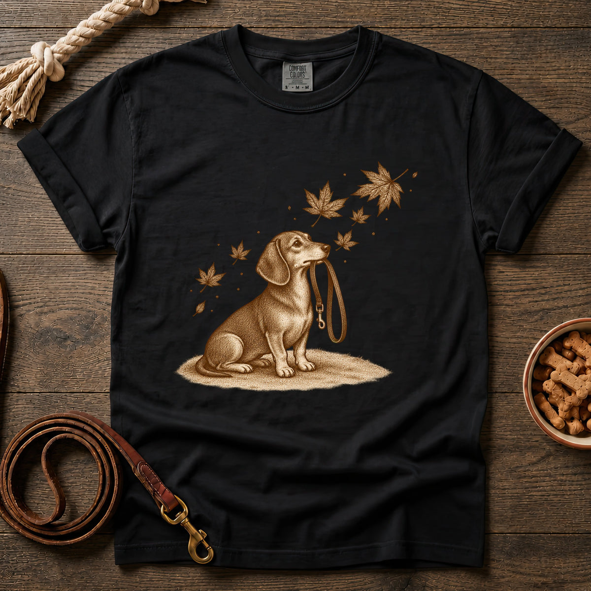 Autumn Walk Dachshund T-Shirt