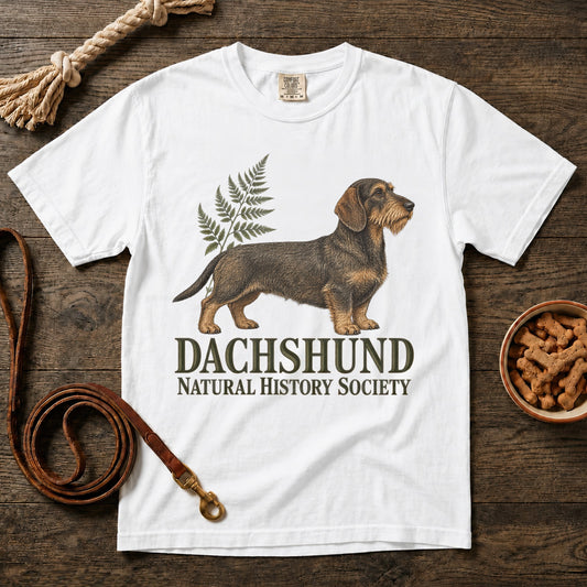 Dachshund Natural History Society Wirehaired T-Shirt