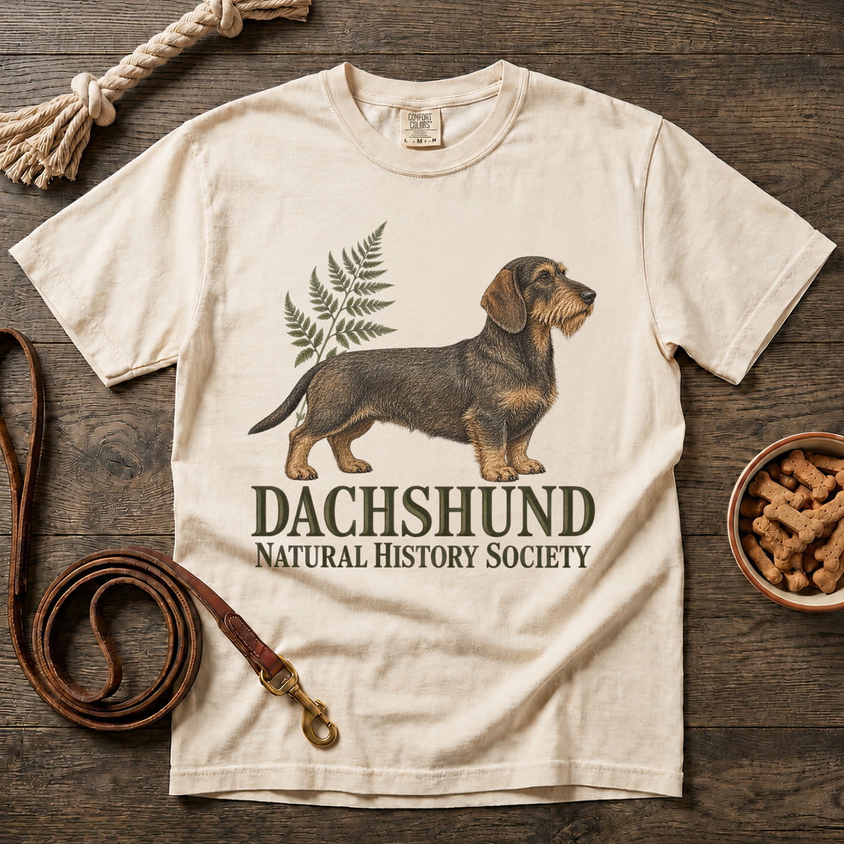Dachshund Natural History Society Wirehaired T-Shirt