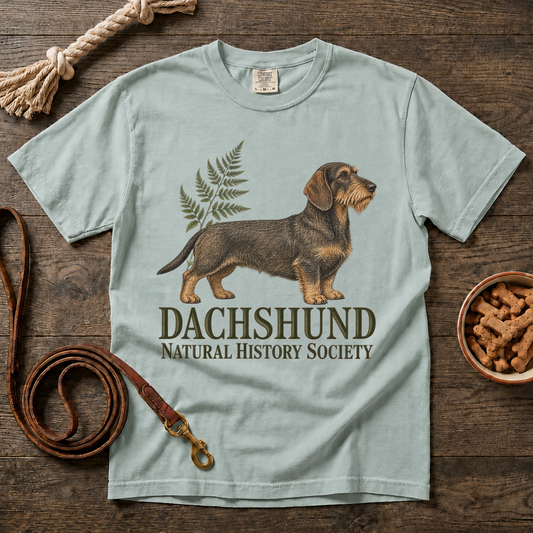 Dachshund Natural History Society Wirehaired T-Shirt