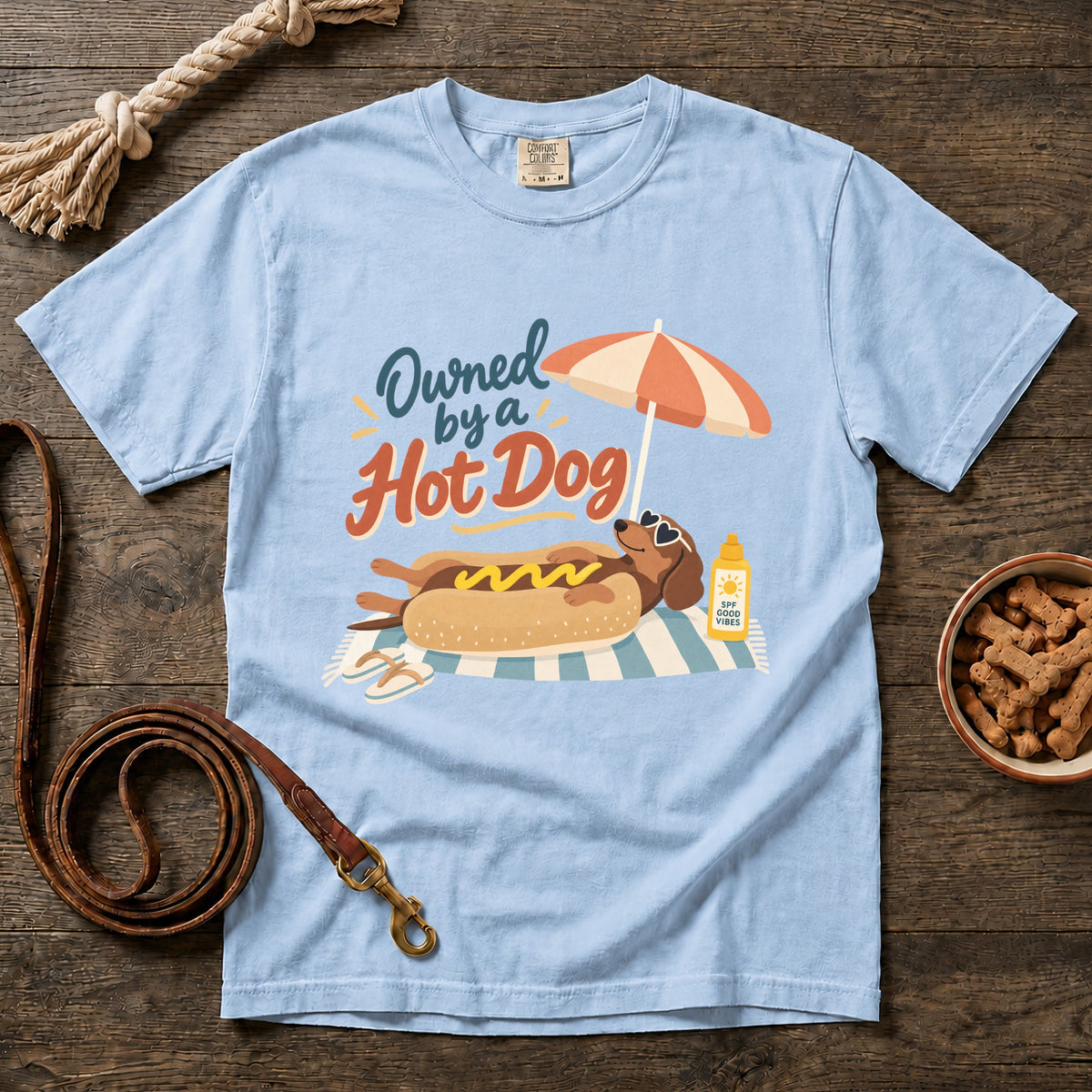 Owned by a Hot Dog T-Shirt