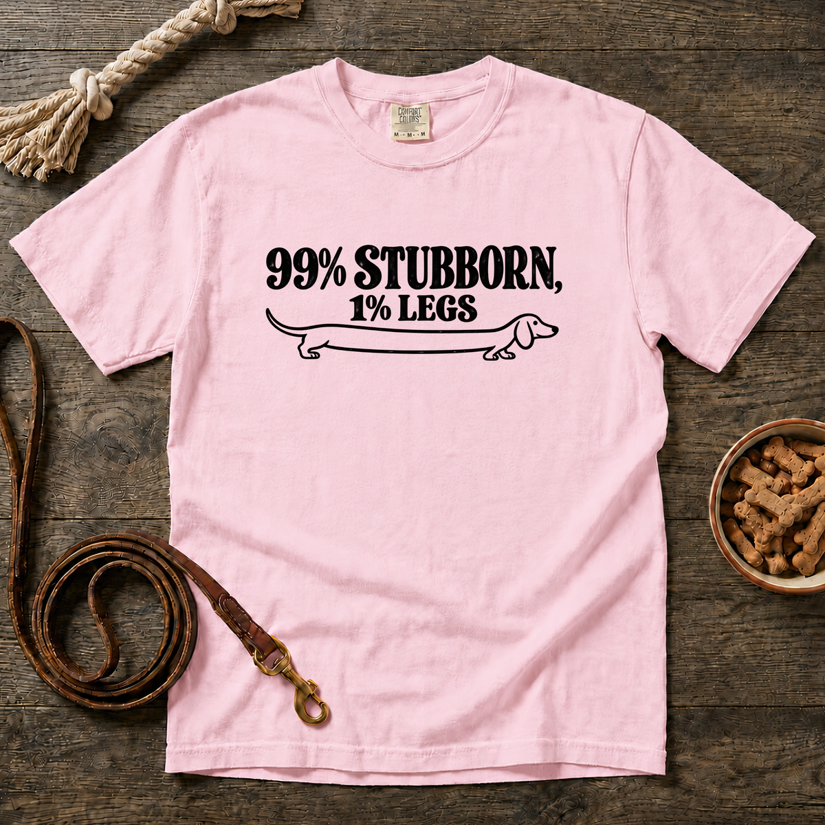 99% Stubborn, 1% Legs T-Shirt