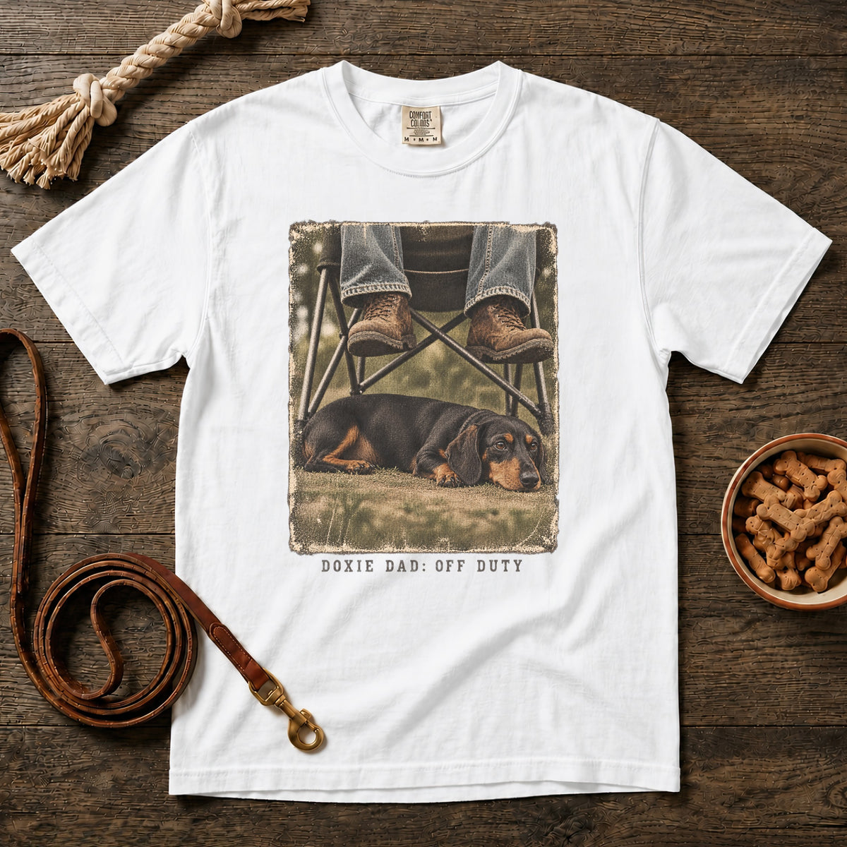 Doxie Dad: Off Duty T-Shirt