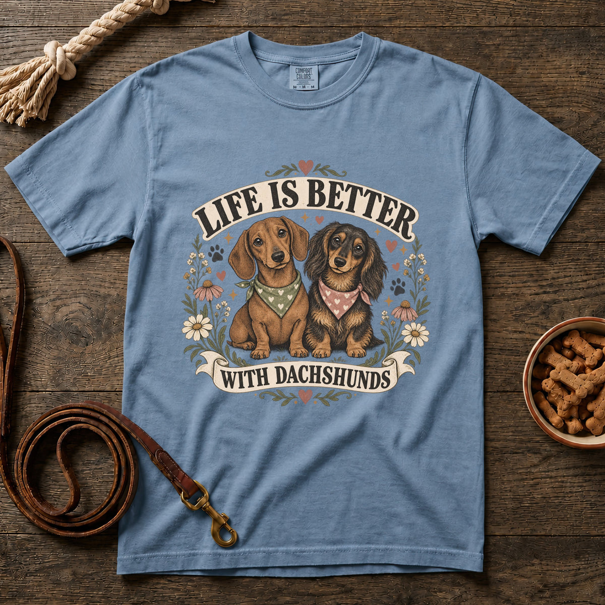 Life Is Better with Dachshunds T-Shirt