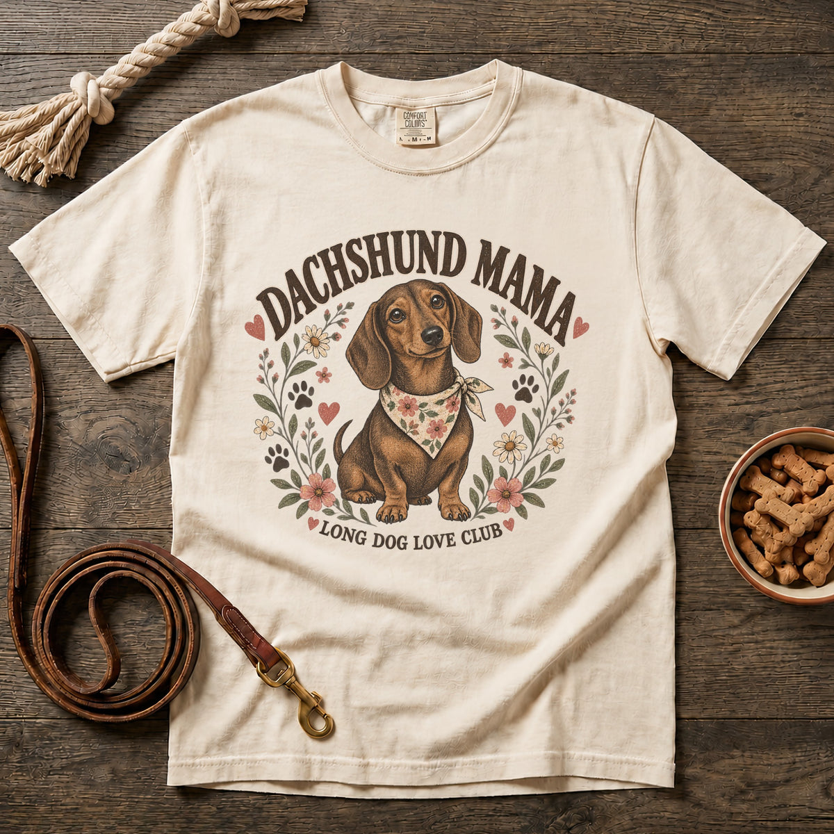 Dachshund Mama Long Dog Love Club T-Shirt