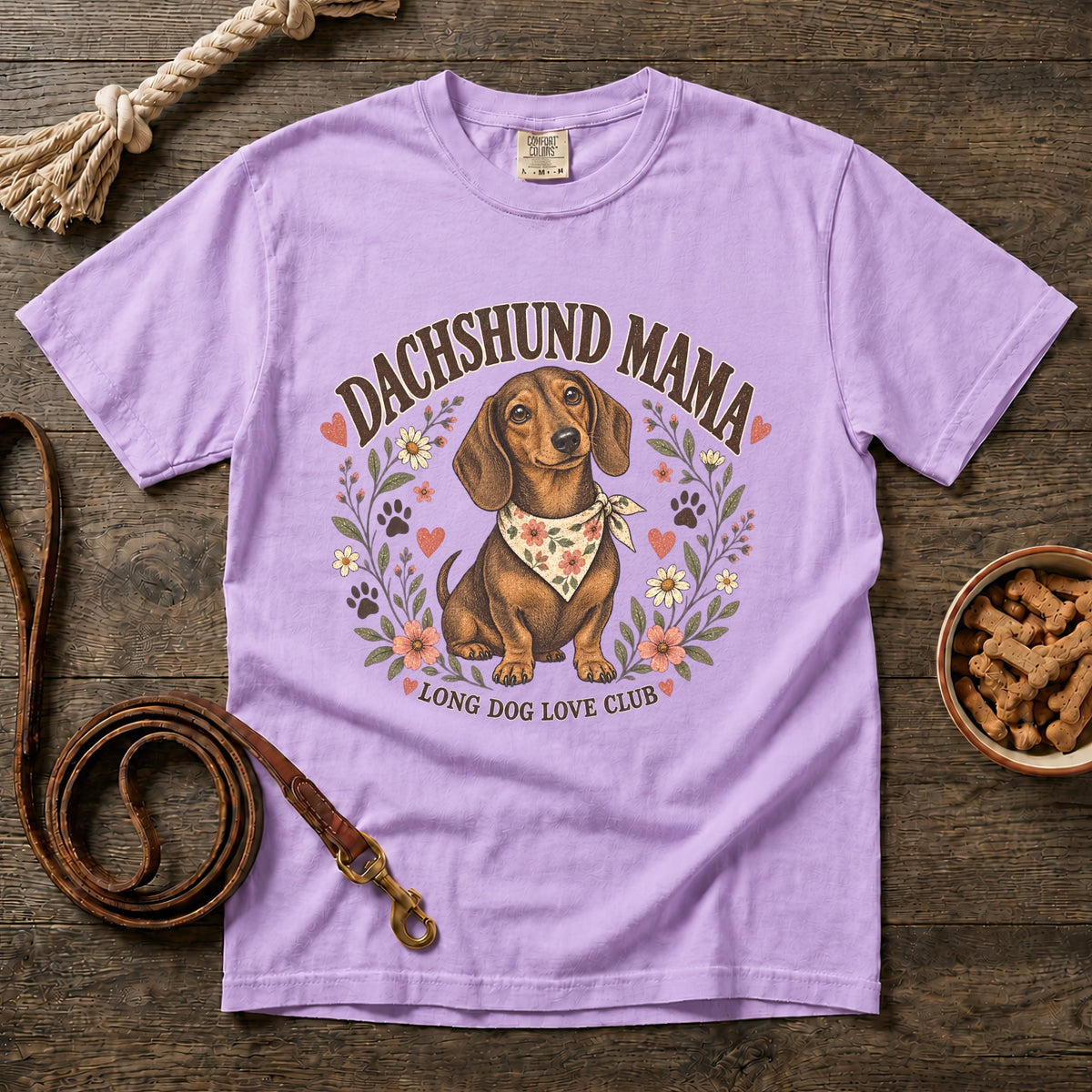 Dachshund Mama Long Dog Love Club T-Shirt