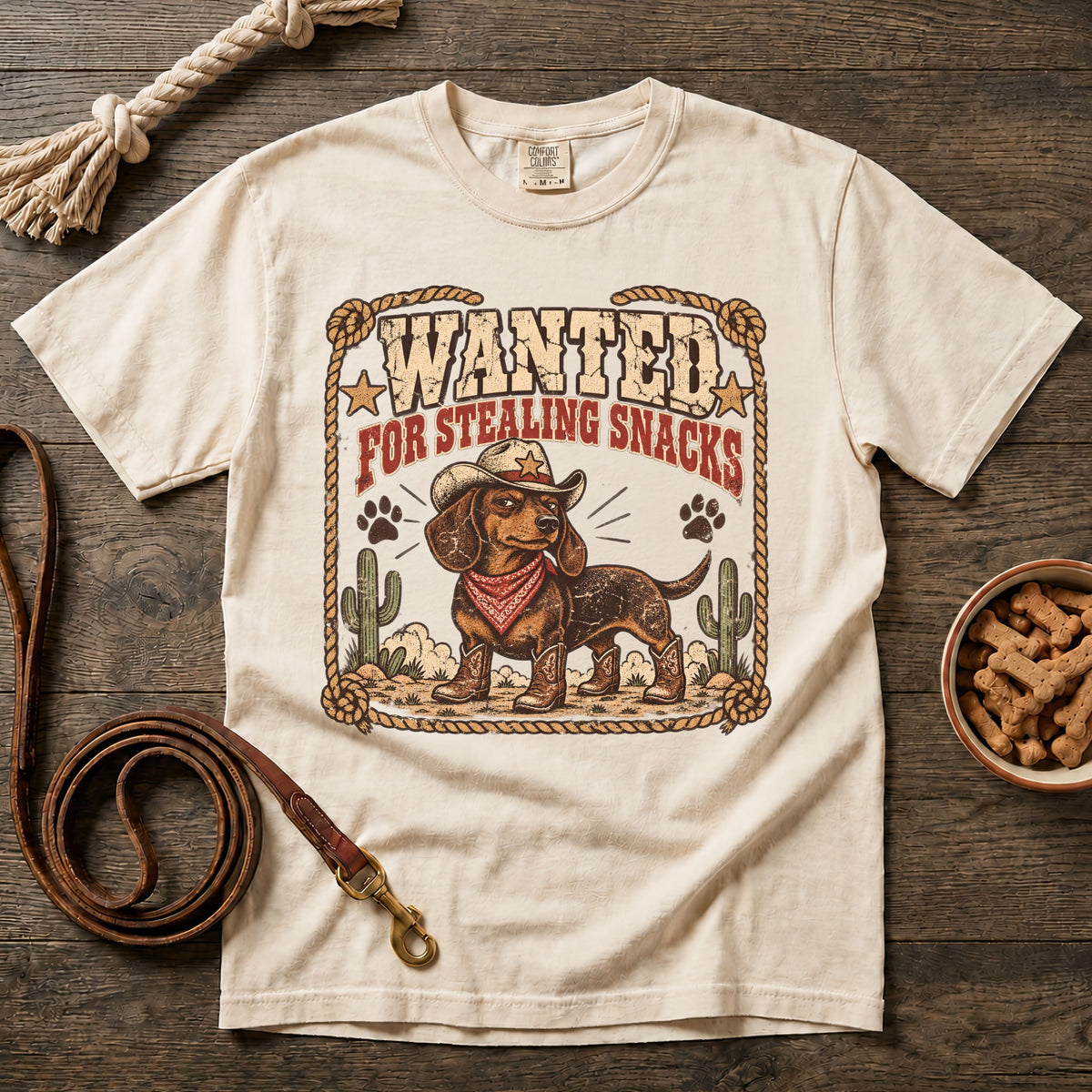 Wanted for Stealing Snacks T-Shirt