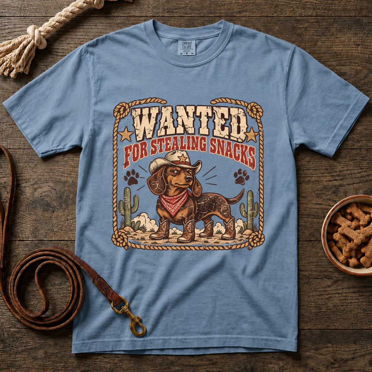Wanted for Stealing Snacks T-Shirt