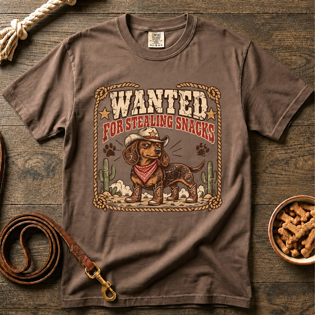 Wanted for Stealing Snacks T-Shirt