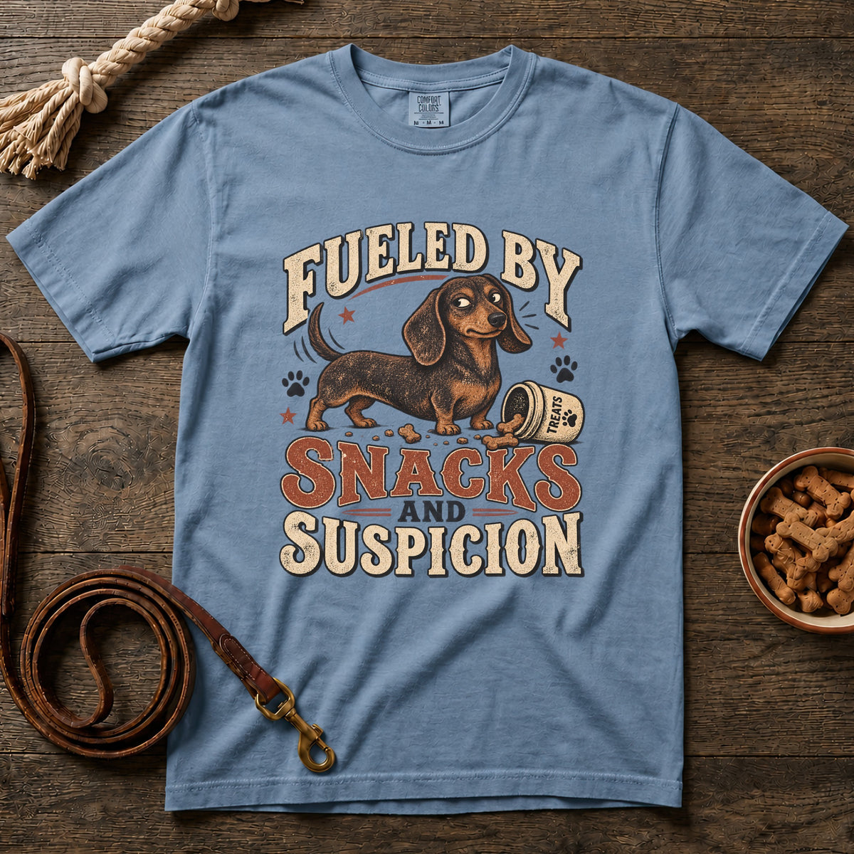 Fueled by Snacks and Suspicion T-Shirt