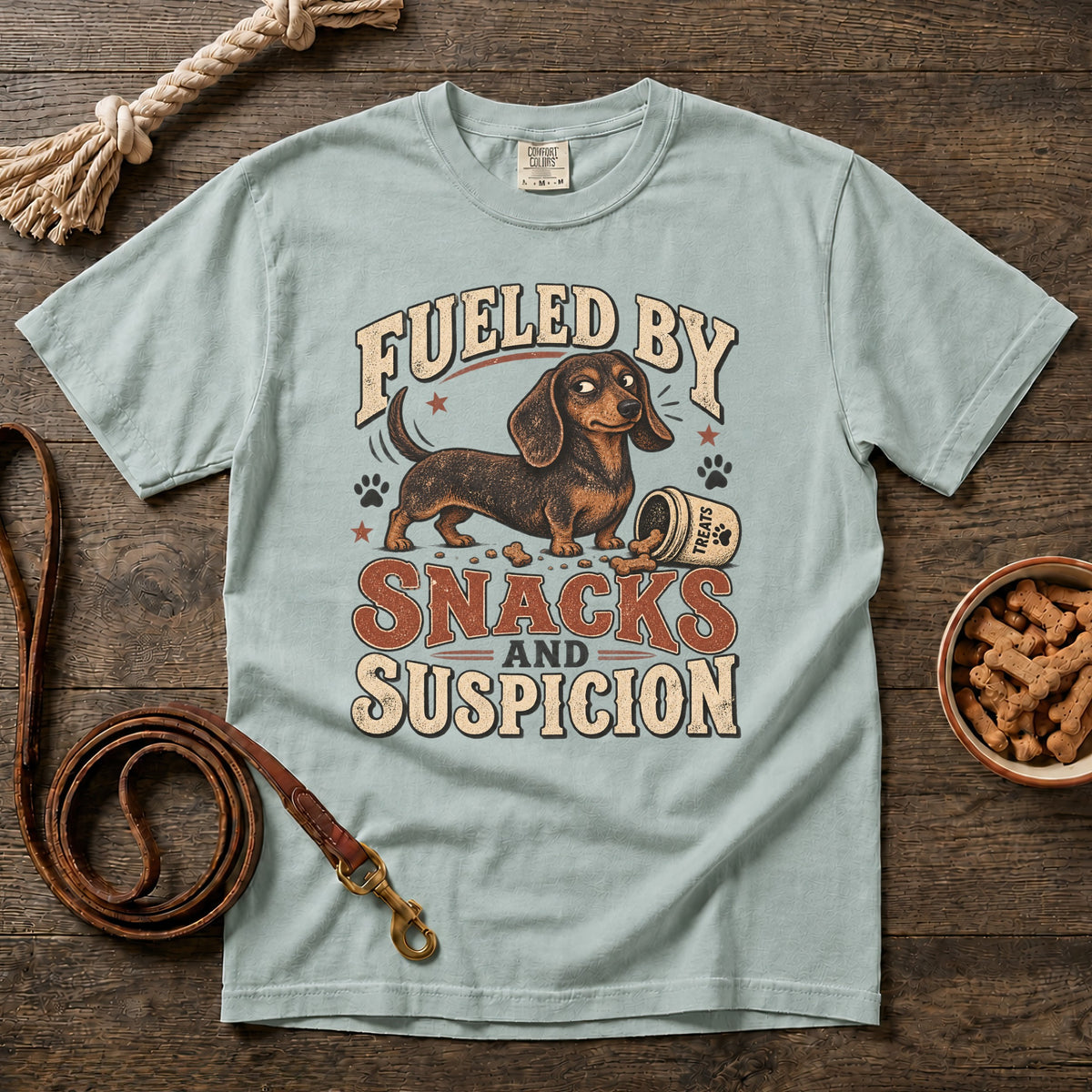 Fueled by Snacks and Suspicion T-Shirt
