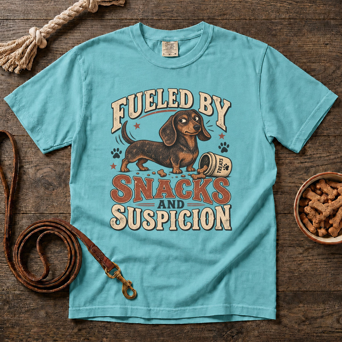 Fueled by Snacks and Suspicion T-Shirt
