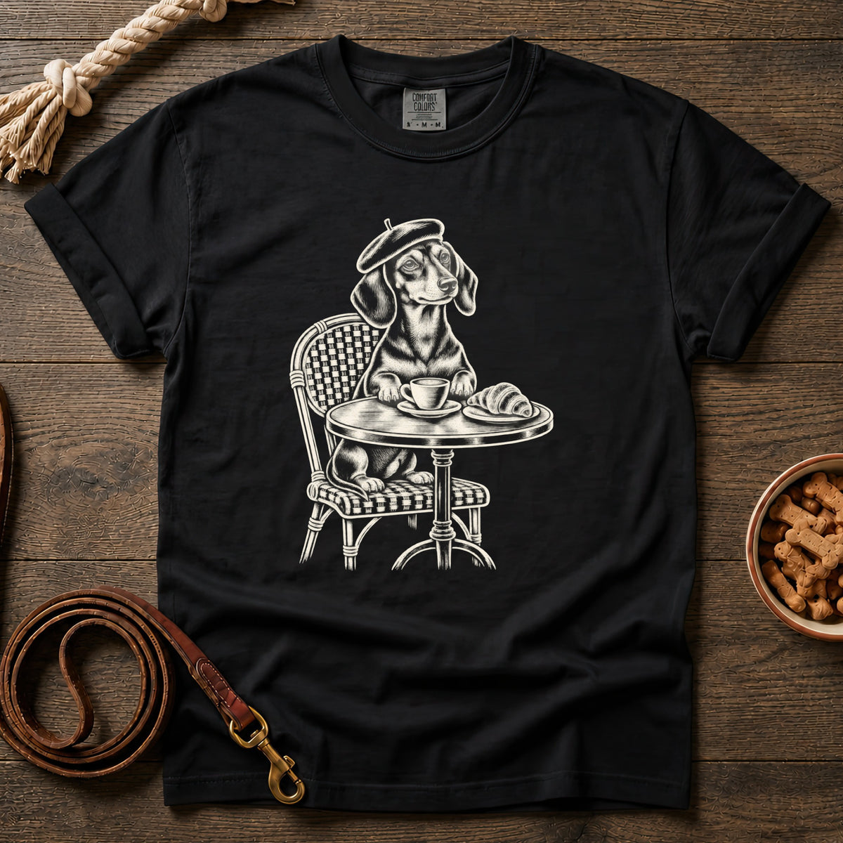 French Morning Shorthaired Dachshund T-Shirt
