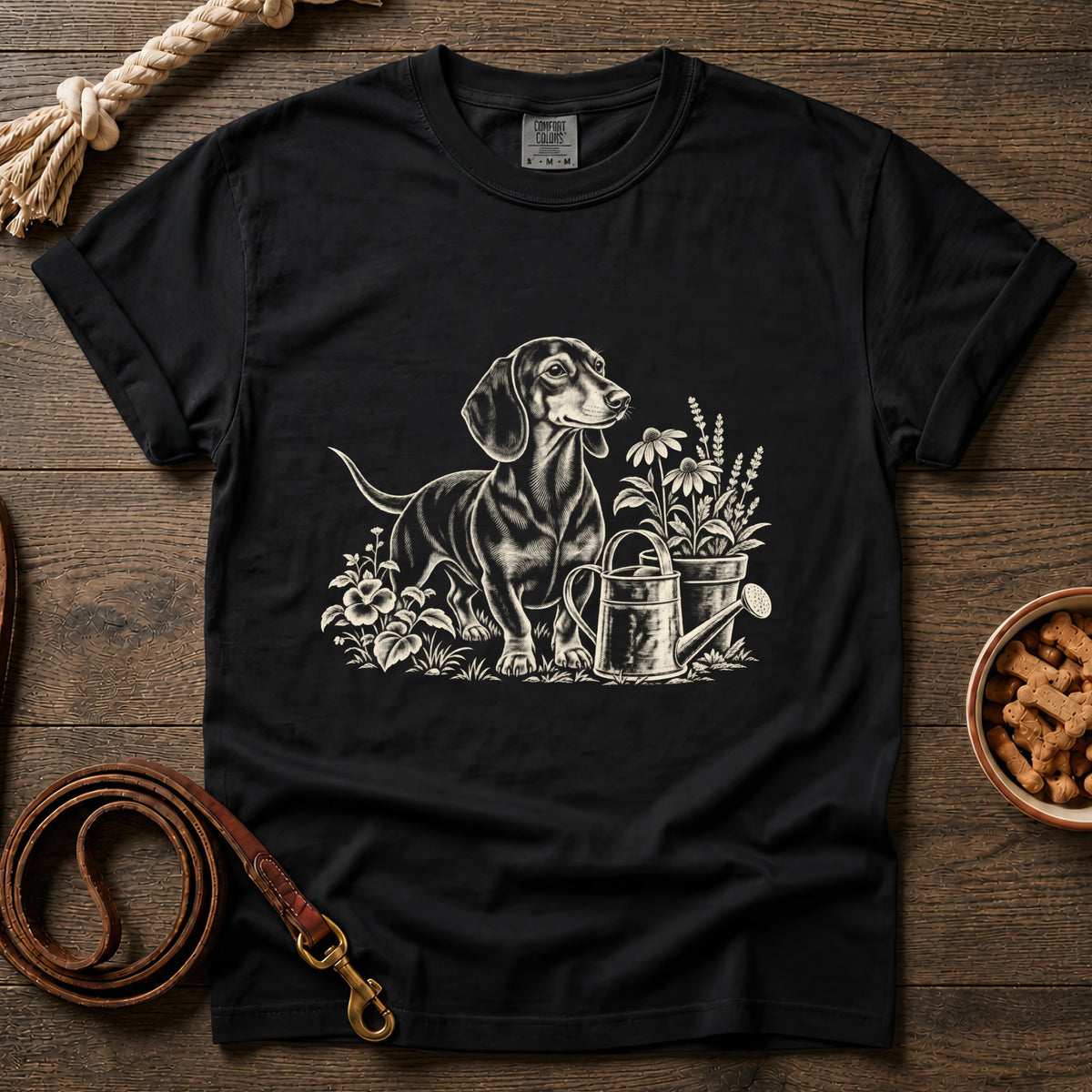 Garden Days Shorthaired Dachshund T-Shirt